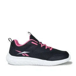 Reebok Kids Rush 4.0 Black & Pink Running Shoes image 1