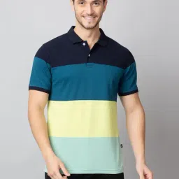 Club York Multicolor Regular Fit Polo T-Shirt-image-6