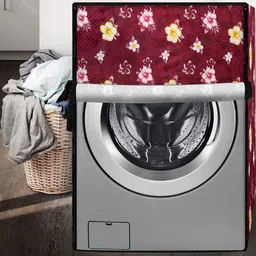 The Furnishing Tree Red PVC Washing Machine Covers-picture-20