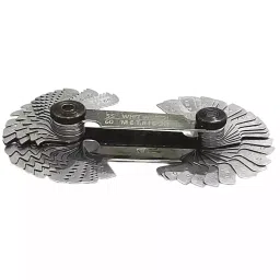 Buyohlic International British Whitworth Bsw & Metric Screws Bolts Pitch Measure Thread Gauge with 51 Blades, 1Q-PPTG-5Y0D-picture-13