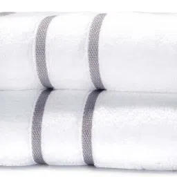 Mark Home 100% Cotton 500 GSM Zero Twist Simply Soft White Hand Towels - Set of 2 image 4