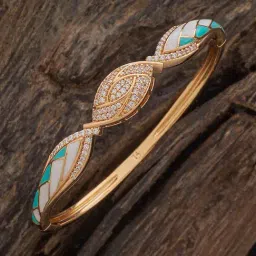 Kushal's Fashion Jewellery Golden Kada for Women-image-93