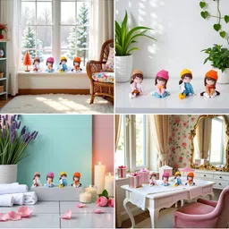 DEALSEVEN FASHION Multicoloured Figurine Showpiece image 2