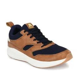OFF LIMITS Men's STUSSY Tan & Navy Running Shoes image 2