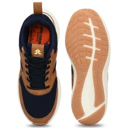 OFF LIMITS Men's STUSSY Tan & Navy Running Shoes image 3