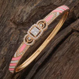 Kushal's Fashion Jewellery Golden Kada for Women-image-93