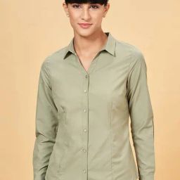 Annabelle by Pantaloons Green Regular Fit Shirt-picture-43