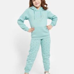METTLE Kids Light Teal Printed Full Sleeves Tracksuit-picture-6