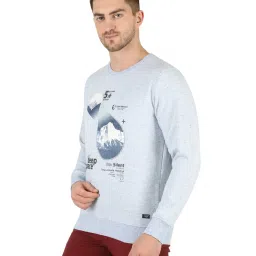 Monte Carlo Sky Blue Round Neck Sweatshirt image 3