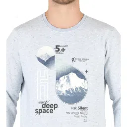 Monte Carlo Sky Blue Round Neck Sweatshirt image 4