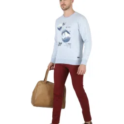 Monte Carlo Sky Blue Round Neck Sweatshirt image 5