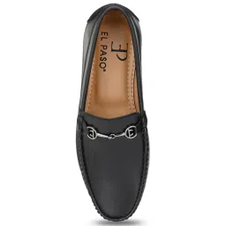 El Paso Men's Black Casual Loafers image 3