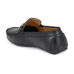 El Paso Men's Black Casual Loafers image 5
