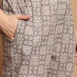 BANDIA Printed Pure Cotton Top With Trouser Co-Ords image 5