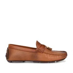 El Paso Men's Tan Casual Mocassins image 1