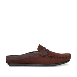 El Paso Men's Brown Mule Shoes image 1