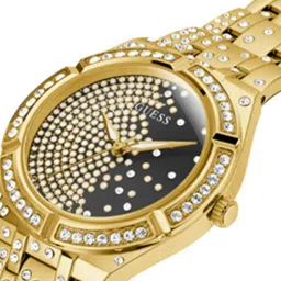 GUESS AFTERGLOW Women Round Gold Tone Dial Analog Watch - GW0312L2 image 5