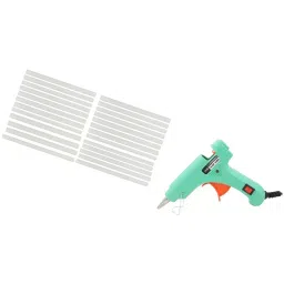 Fadman 20 W Standard Temperature Hot Melt Mini Glue Gun with 25 Stick Turquoise 7 mm Stick Dia., 0064-TURQUOISEMINI20WT-25ST-picture-27