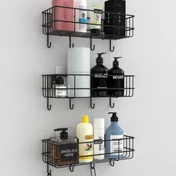 JD FRESH Black Set of 3 Water Resistant Multi-Utility Organisers-image-78