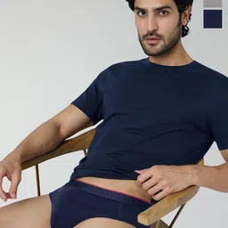 XYXX Pack Of 3 Cotton Anti Microbial Basic Briefs XYBRF3PCKN871-picture-16