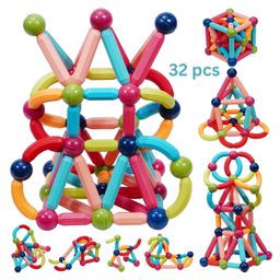 Bit Feex Magnetic Sticks Magnetic Balls Magnetic Blocks - 32 Pieces-image-60