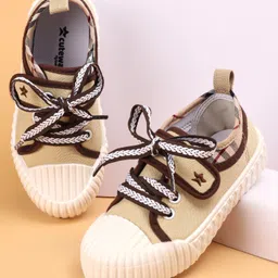 Cute Walk by Babyhug Lace Up Causal Shoes - Beige-picture-22