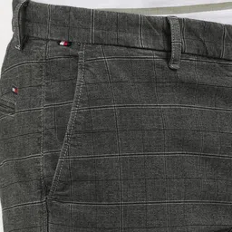 Tommy Hilfiger Men Checked Chinos Mid-Rise Trousers image 4