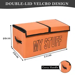 Myntra Elegant Homes Orange 3 Pieces Regular Drawer Organisers image 2