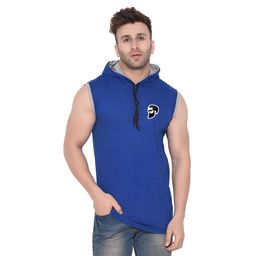 BEYOU FASHION Men Solid Sleeveless Round Neck Casual T-shirt-picture-37