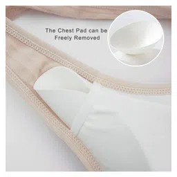 MOMISY Cotton Spandex Front Open Wireless Nursing Bra -Peach image 4