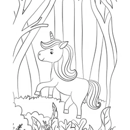 Magic Colouring Book Unicorns - Easy to Hold Water Pen | Colouring Fun Activities | Wonderful Gift | Water Colouring Book | Age 3+ | 1 Refillable Water Pen [Board book] Om Books International image 4