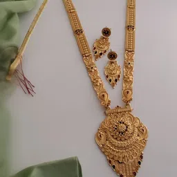 V.K.PAYAL.JEWELLERY Gold-Plated Enamelled Jewellery Set-picture-40