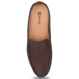 El Paso Men's Brown Mule Shoes image 3