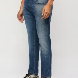 Pepe Jeans Mid Indigo Blue Cotton Regular Fit Jeans image 1