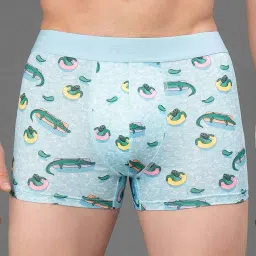 Red Tape Blue Printed Trunks image 1