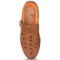El Paso Men's Tan Fisherman Sandals image 3