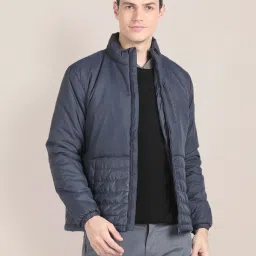 U.S. Polo Assn. Mid Navy Regular Fit Quilted Jacket image 1