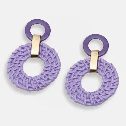 Sohi Gold Plated Party Designer Drop Earrings image 1