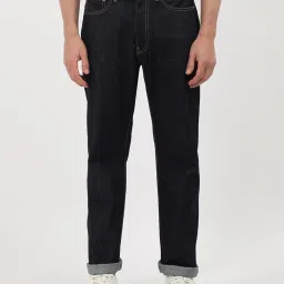 Calvin Klein Blue Cotton Regular Fit Jeans image 1