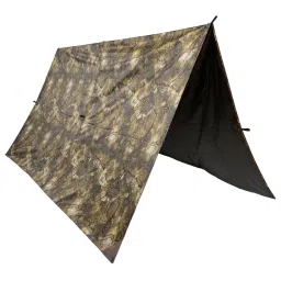 Solognac by Decathlon Bushcraft Waterproof Tarp 2.97 x 2.85 m Army Military Camo Print image 1