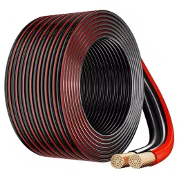 FEDUS 14 Gauge/AWG Oxygen-Free Copper 2 Conductors Audio Speaker Wire Red & Black 50 m-image-5