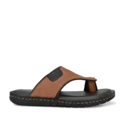 El Paso Men's Tan Toe Ring Sandals image 1