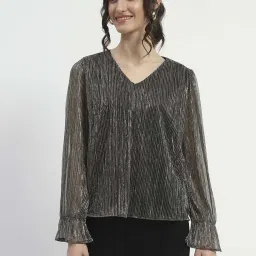 MADAME Black Plain Top image 1