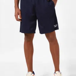 Reebok Navy Regular Fit Sports Shorts image 1