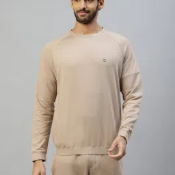 Slowave Beige Regular Fit Sweatshirt image 1
