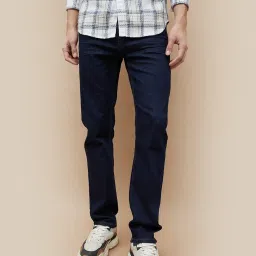 Fame Forever By Lifestyle Dark Blue Slim Fit Jeans image 1