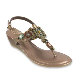 Catwalk Women's Multicolor Back Strap Wedges image 1