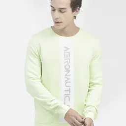 Crimsoune Club Green Regular Fit Printed Sweatshirt image 1