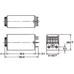 Omron Solid State Timer H3Y-4 AC 100-120 V, H3Y-4 AC100-120 10S image 2