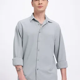 glitchez Textured Relaxed Fit Shirt image 4